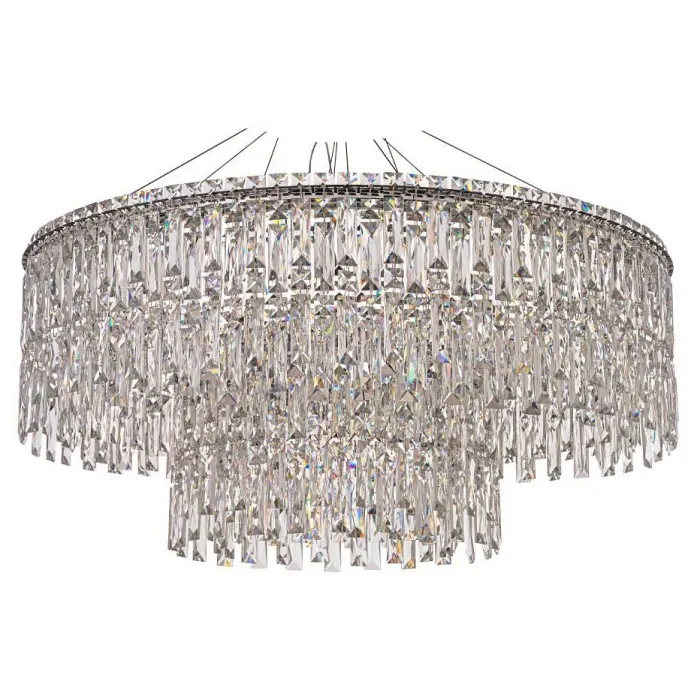 Подвесная люстра Arti Lampadari Ovindoli Nickel Ovindoli L 1.5.80+40.100 N от ImperiumLoft