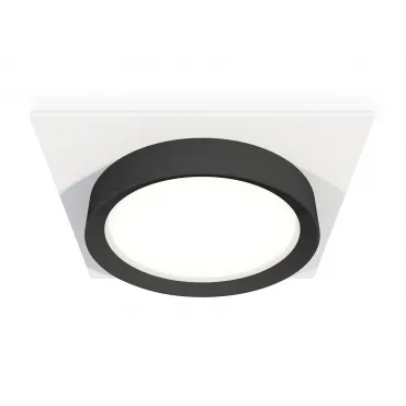 Комплект встраиваемого светильника XC8061002 SWH/PBK белый песок/черный полированный GX53 (C8061, N8113) от NovaLamp