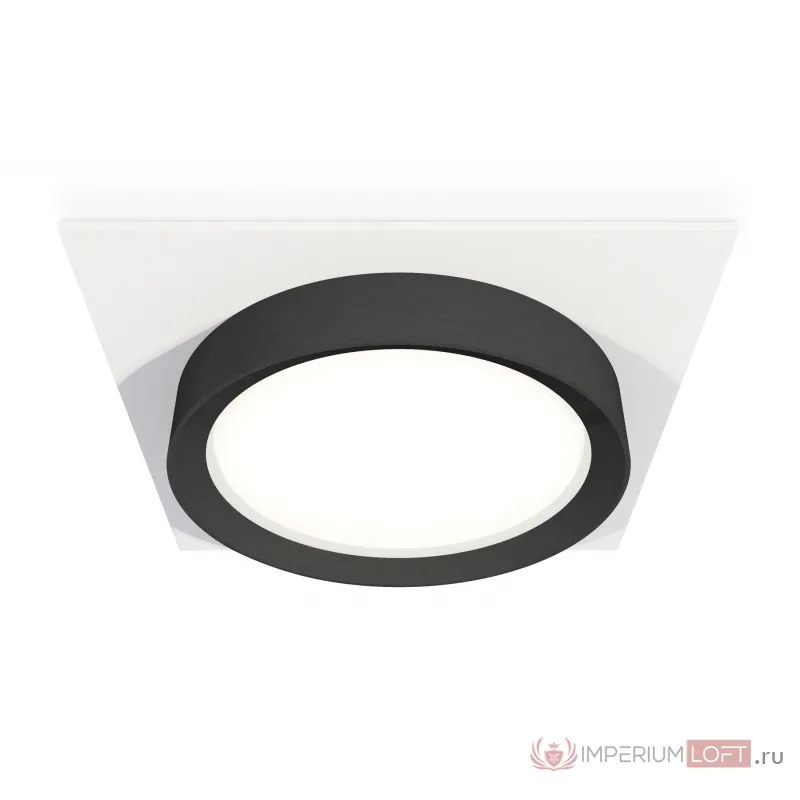 Комплект встраиваемого светильника XC8061002 SWH/PBK белый песок/черный полированный GX53 (C8061, N8113) от NovaLamp