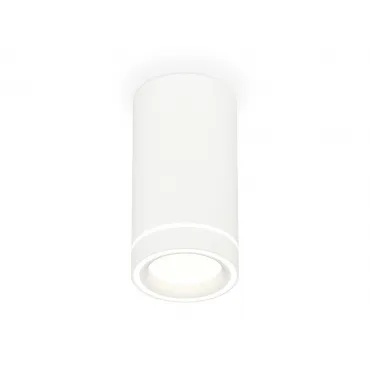 Комплект накладного светильника с акрилом XS8161004 SWH/FR белый песок/белый матовый GX53 (C8161, N8433)