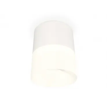 Комплект накладного светильника с акрилом XS8110002 SWH/FR белый песок/белый матовый GX53 (C8110, N8402)