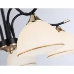 Подвесной светильник TR3162/5 BK/FGD черный/золото E27/5 max 60W D580*300 от NovaLamp