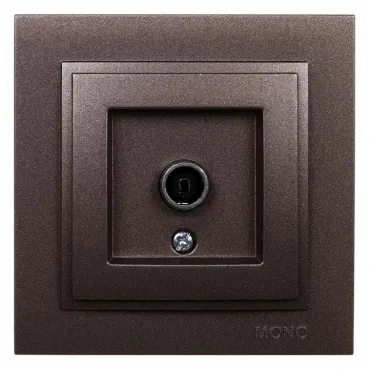 ТВ-розетка проходная Mono Electric Despina 102-232305-137