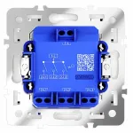 Выключатель трехклавишный без рамки Voltum S70 VLS030103 от ImperiumLoft