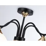 Подвесной светильник TR3162/5 BK/FGD черный/золото E27/5 max 60W D580*300 от NovaLamp