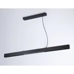 Подвесной светодиодный светильник FL5966 BK черный 48W 4200K 1200*35*1305 (Без ПДУ) от NovaLamp