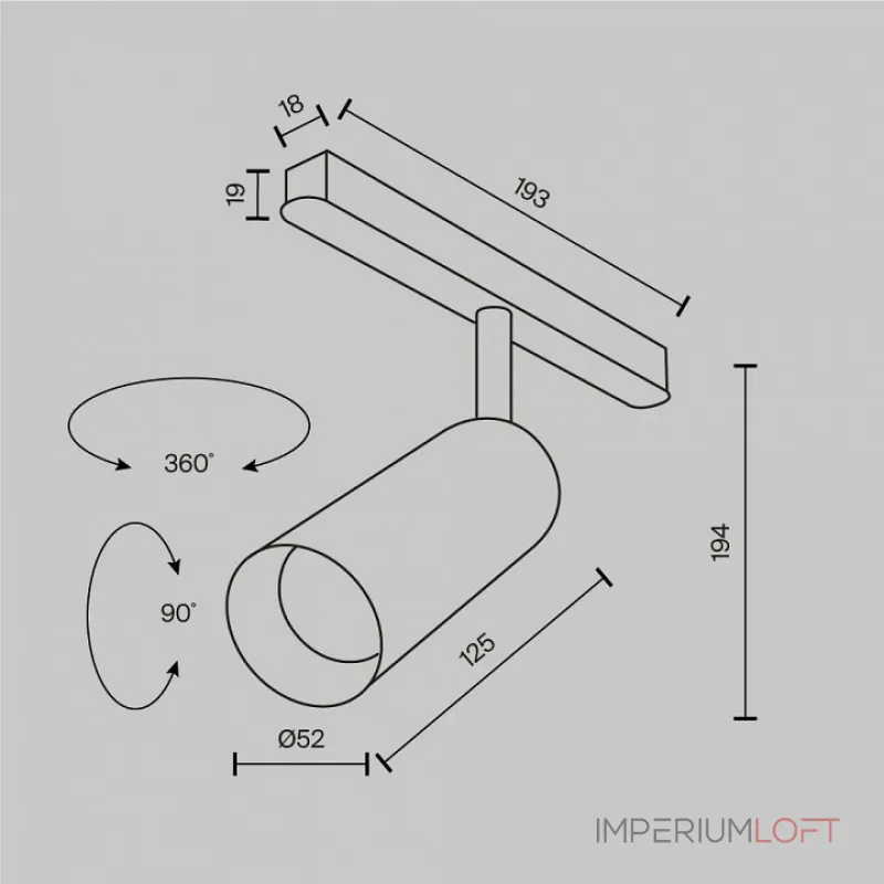 Трековый светильник Focus LED TR032-2-12W3K-M-BW Трековый светильник Focus LED TR032-2-12W3K-M-BW
