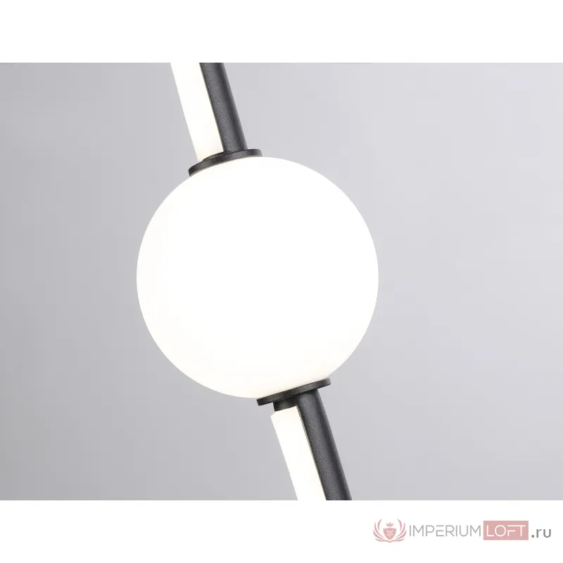 Подвесной светодиодный светильник FL66363 BK черный 19W 4200K 190*80*1000 от NovaLamp