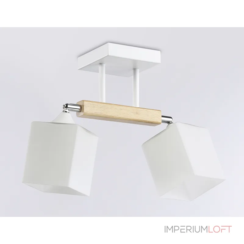 Подвесной светильник TR9511/2 WH/CH/FR белый/хром/белый матовый E27*2 max 40W 517*100*246 от NovaLamp