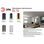 Накладной светильник Эра OL16 GU10 BK Б0049042 от ImperiumLoft