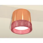 Комплект накладного светильника с композитным хрусталем XS8122022 PPG/PI золото розовое полированное/розовый GX53 (C8122, N8486) от NovaLamp