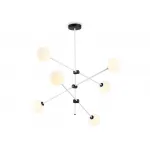 Подвесной светильник TR2512/6 WH/BK белый/черный G9/6 max 10W D970*830 от NovaLamp