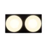 Встраиваемый точечный светильник с акрилом TN1319/2 SBK/FR черный песок/белый матовый GU5.3 182*92*45 от NovaLamp Встраиваемый точечный светильник с акрилом TN1319/2 SBK/FR черный песок/белый матовый GU5.3 182*92*45 от NovaLamp