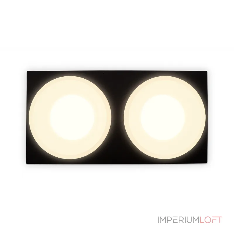 Встраиваемый точечный светильник с акрилом TN1319/2 SBK/FR черный песок/белый матовый GU5.3 182*92*45 от NovaLamp Встраиваемый точечный светильник с акрилом TN1319/2 SBK/FR черный песок/белый матовый GU5.3 182*92*45 от NovaLamp