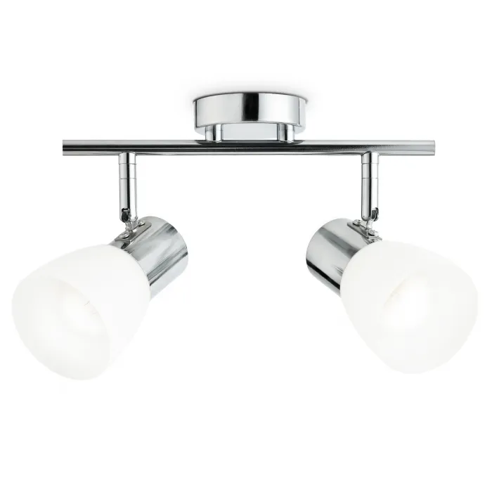 Настенно-потолочный спот TR3963/2 CH/FR хром/белый матовый E27*2 max 40W 200*105*200 от NovaLamp