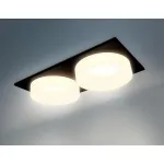 Встраиваемый точечный светильник с акрилом TN1319/2 SBK/FR черный песок/белый матовый GU5.3 182*92*45 от NovaLamp Встраиваемый точечный светильник с акрилом TN1319/2 SBK/FR черный песок/белый матовый GU5.3 182*92*45 от NovaLamp