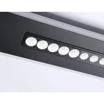 Потолочный светодиодный светильник FL51452/1+3 BK черный 79W 3000K-6400K+4200K 1200*125*100 (Без ПДУ) от NovaLamp