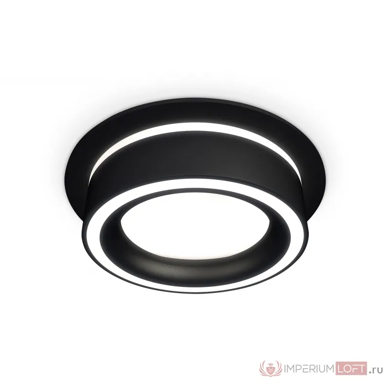 Комплект встраиваемого светильника XC8051018 SBK/FR черный песок/белый матовый GX53 (C8051, N8434) от NovaLamp