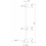Наземный низкий светильник Elektrostandard Rone a066698