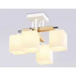 Подвесная люстра TR9512/4 WH/CH/FR белый/хром/белый матовый E27*4 max 40W D567*266 от NovaLamp