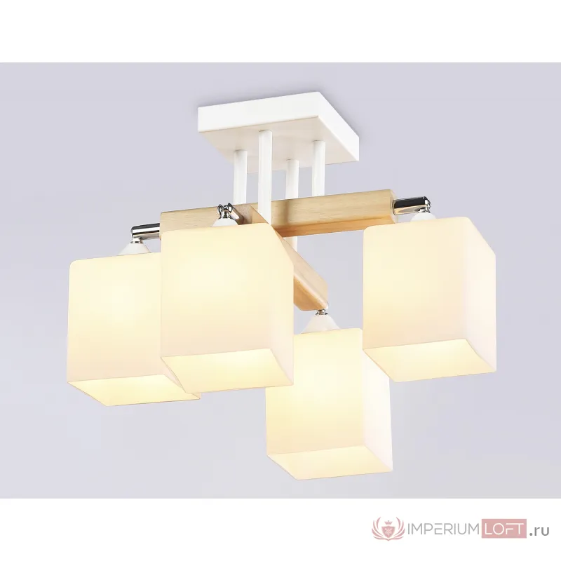 Подвесная люстра TR9512/4 WH/CH/FR белый/хром/белый матовый E27*4 max 40W D567*266 от NovaLamp