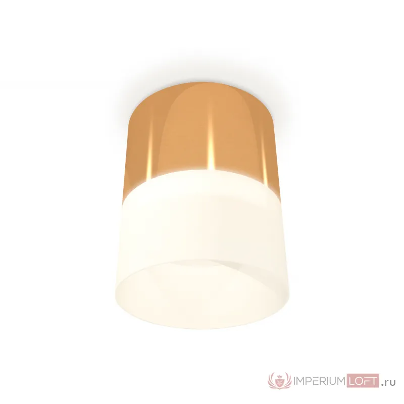 Комплект накладного светильника с акрилом XS8121011 PYG/FR золото желтое полированное/белый матовый GX53 (C8121, N8402) от NovaLamp