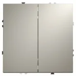 Выключатель двухклавишный без рамки Voltum S70 VLS020603 от ImperiumLoft