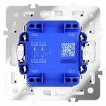 Выключатель двухклавишный без рамки Voltum S70 VLS020603 от ImperiumLoft