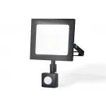 Прожектор светодиодный с датчиком движения ST8115 BK черный IP65 LED 6500K 50W 160*134*28 от NovaLamp
