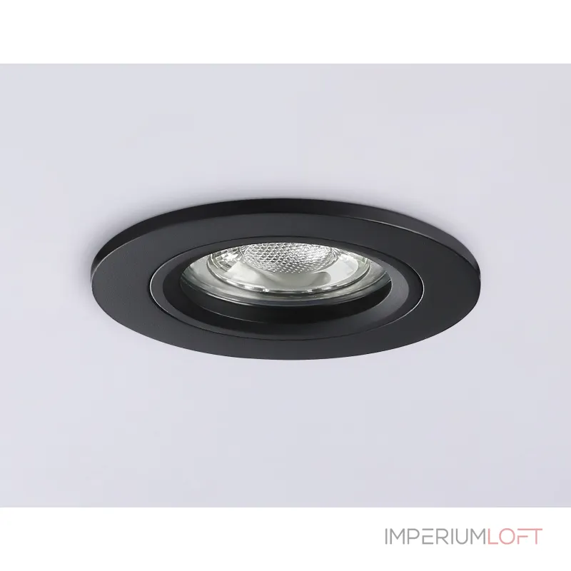 Светильник встраиваемый TN102451 BK черный GU5.3 D85*28 от NovaLamp