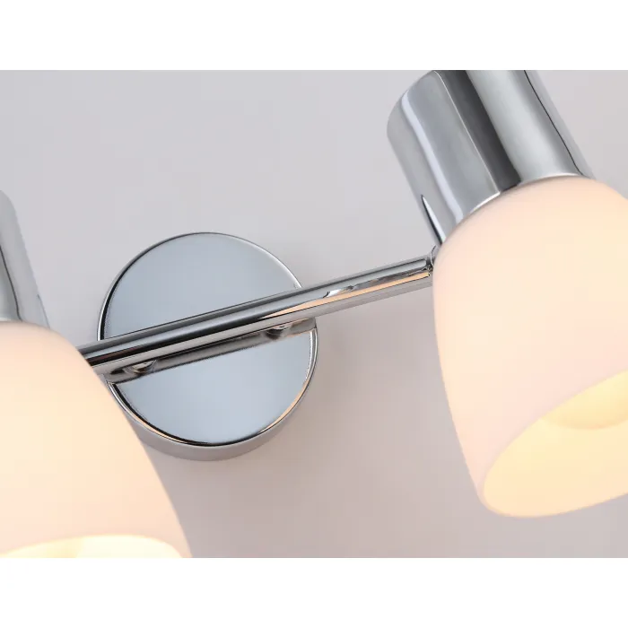 Настенно-потолочный спот TR3963/2 CH/FR хром/белый матовый E27*2 max 40W 200*105*200 от NovaLamp