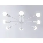 Потолочный светильник в стиле лофт TR80408/8 WH белый E27/8 max 60W D950*150 от NovaLamp