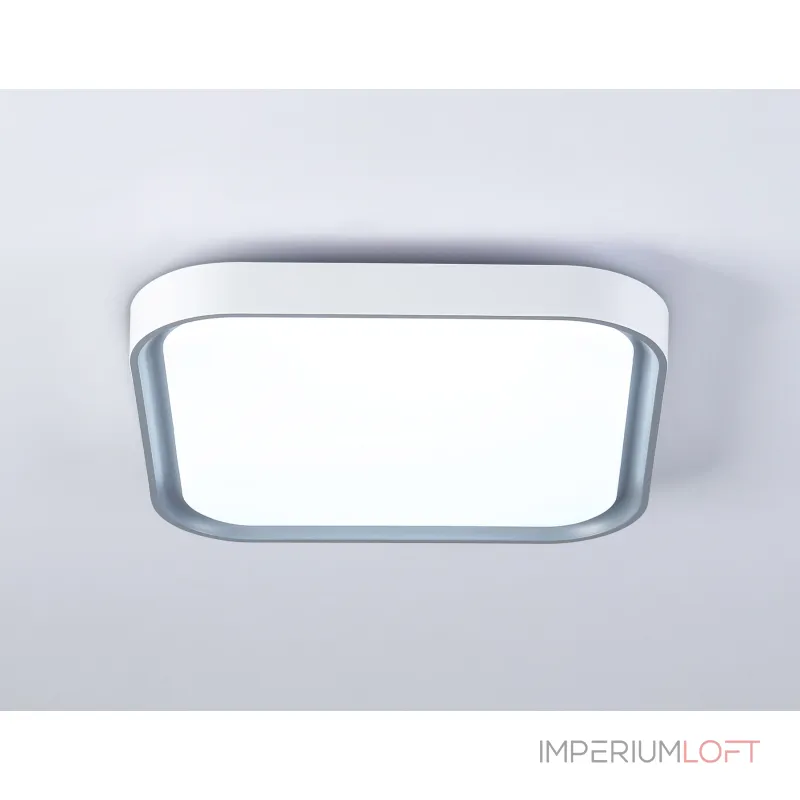 Потолочный светодиодный светильник FZ1250 WH/GR белый/серый 18W 5000K 250*250*60 (Без ПДУ) от NovaLamp