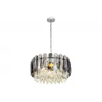 Подвесная люстра TR5069/6 CH/SM/CL хром/дымчатый/прозрачный E14/6 max 40W D500*950 от NovaLamp