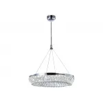 Подвесная светодиодная люстра с хрусталем TR5022 CH/CL хром/прозрачный 3000K/4200K/6400K 47W D500*540 (Без ПДУ) от NovaLamp Подвесная светодиодная люстра с хрусталем TR5022 CH/CL хром/прозрачный 3000K/4200K/6400K 47W D500*540 (Без ПДУ) от NovaLamp