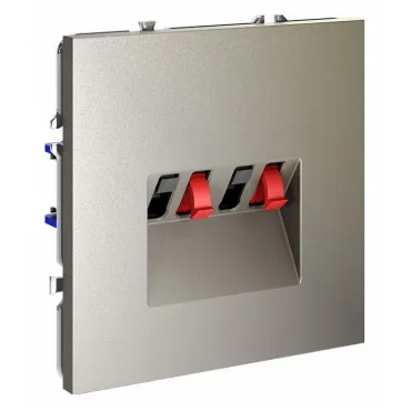 Розетка акустическая без рамки Voltum S70 VLS060304