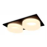 Встраиваемый точечный светильник с акрилом TN1319/2 SBK/FR черный песок/белый матовый GU5.3 182*92*45 от NovaLamp Встраиваемый точечный светильник с акрилом TN1319/2 SBK/FR черный песок/белый матовый GU5.3 182*92*45 от NovaLamp