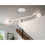 Подвесной светильник со сменной лампой TR8228/3 WH/SB белый/бронза E27/3 max 40W 660*165*300 от NovaLamp