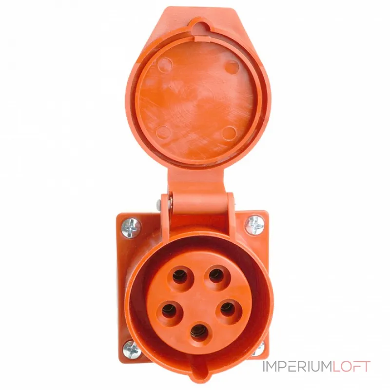 Розетка переносная разборная 3P+P с крышкой Stekker ST 49435 от ImperiumLoft