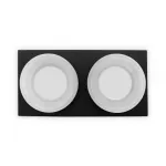 Встраиваемый точечный светильник с акрилом TN1319/2 SBK/FR черный песок/белый матовый GU5.3 182*92*45 от NovaLamp Встраиваемый точечный светильник с акрилом TN1319/2 SBK/FR черный песок/белый матовый GU5.3 182*92*45 от NovaLamp