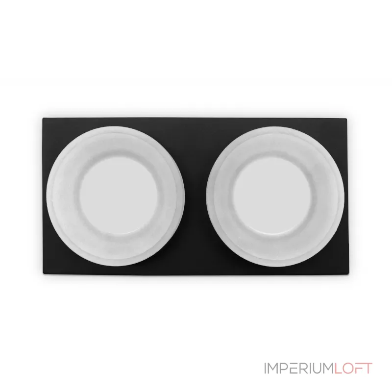 Встраиваемый точечный светильник с акрилом TN1319/2 SBK/FR черный песок/белый матовый GU5.3 182*92*45 от NovaLamp Встраиваемый точечный светильник с акрилом TN1319/2 SBK/FR черный песок/белый матовый GU5.3 182*92*45 от NovaLamp