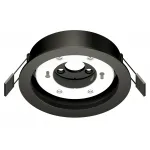 Корпус светильника встраиваемый C8051 SBK черный песок D110*H40mm Out2mm GX53 от NovaLamp