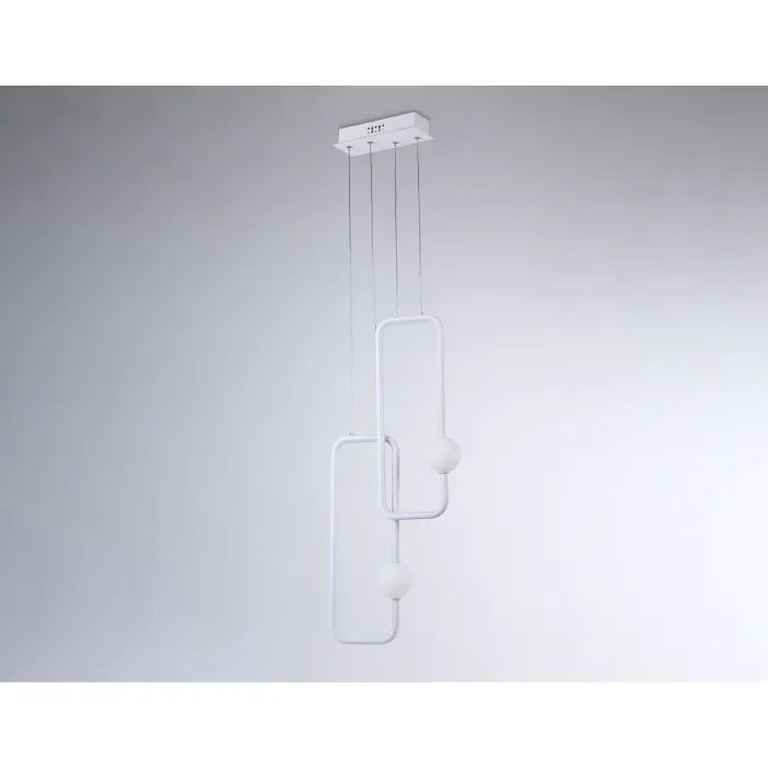 Подвесной светодиодный светильник FL66365/2 WH белый 38W 4200K 300*80*1200 от NovaLamp