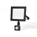 Прожектор светодиодный с датчиком движения ST8115 BK черный IP65 LED 6500K 50W 160*134*28 от NovaLamp