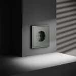 Розетка с заземлением без рамки Voltum S70 VLS040106 от ImperiumLoft