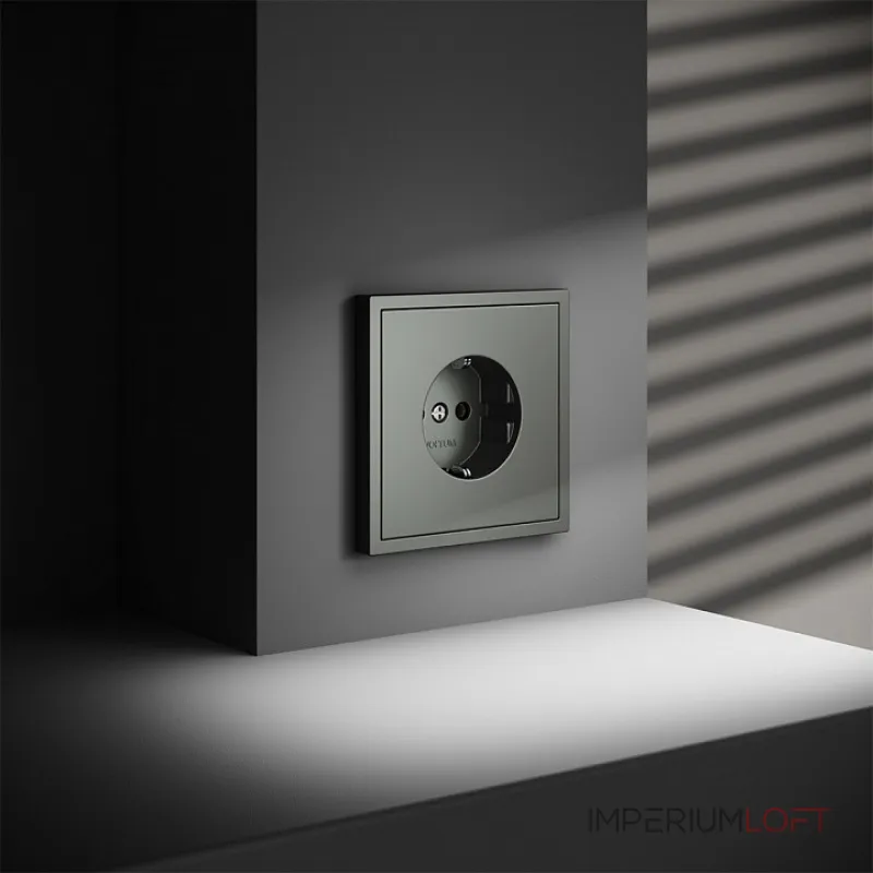 Розетка с заземлением без рамки Voltum S70 VLS040106 от ImperiumLoft Розетка с заземлением без рамки Voltum S70 VLS040106 от ImperiumLoft