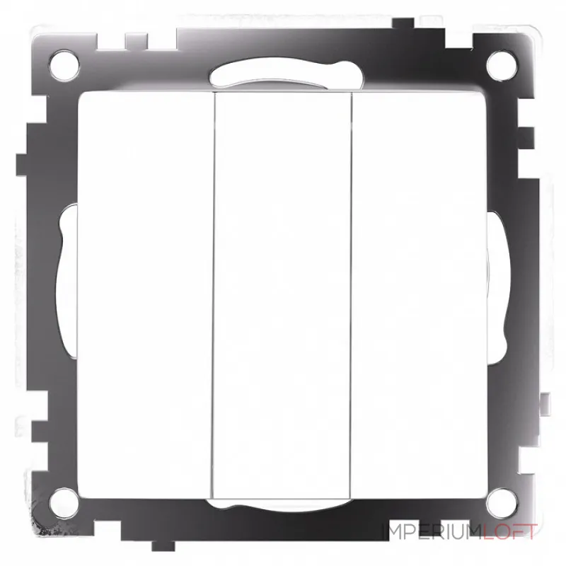 Выключатель трехклавишный без рамки Stekker Катрин 49171