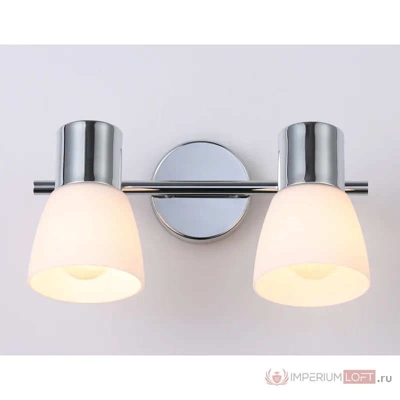 Настенно-потолочный спот TR3963/2 CH/FR хром/белый матовый E27*2 max 40W 200*105*200 от NovaLamp
