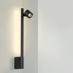 Светильник настенный диммируемый (выключатель) IP20 LED 7W+7W 4000K 220-240V FERMO 359313 OVER NT24 000 Черный
