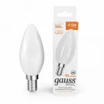 Лампа светодиодная Gauss E14 4.5Вт 2700K 1035115